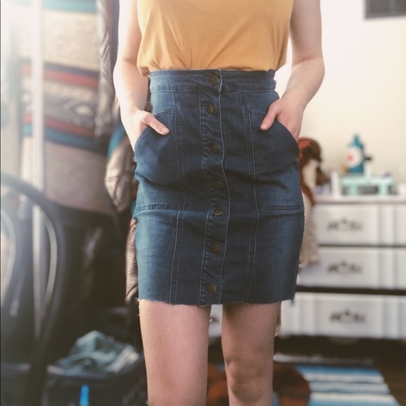 Sweet Wanderer Dresses & Skirts - Denim Skirt
